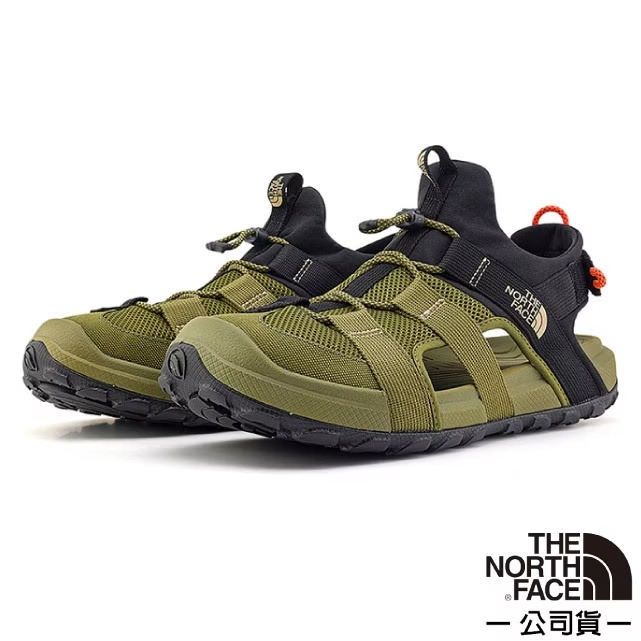 【The North Face】男 Explore Camp 機能抗菌水陸兩用護趾鞋/83NL-RMO 橄欖綠 N✿30E010